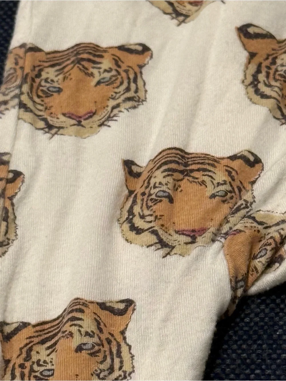kate quinn Bundle Tiger Fox Animap Print Footed Sleepers Footie 0-3m Bamboo Zip